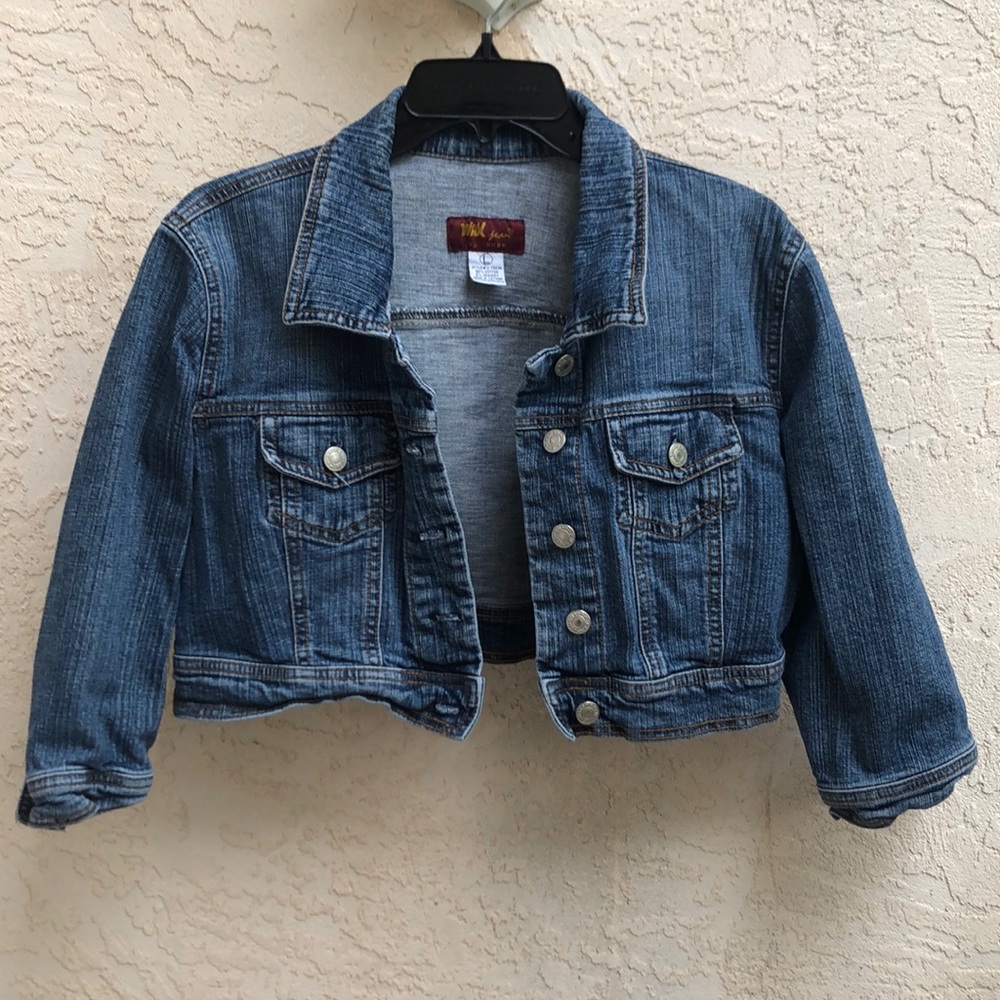 Denim Crop Jean Jacket